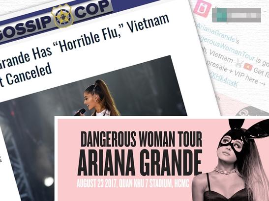 Báo quốc tế hé lộ căn bệnh khiến Ariana Grande phải đột ngột hủy show ở Việt Nam