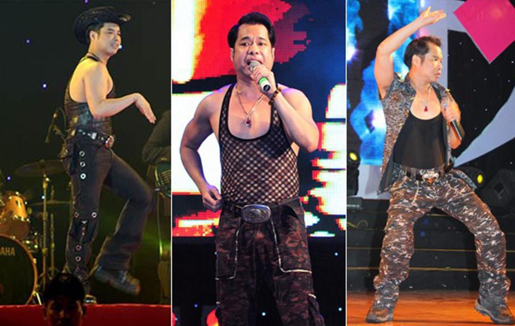 Những bộ cánh thuộc hàng thảm họa của ông hoàng nhạc sến Ngọc Sơn-2