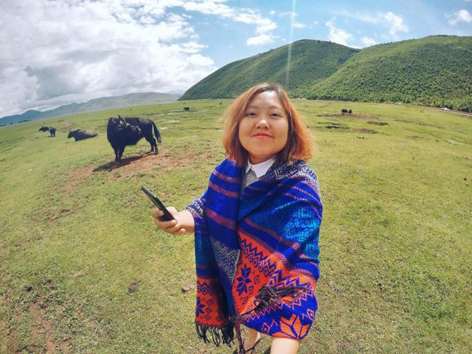 Cô gái Việt thu hết can đảm chứng kiến tục thiên táng của người Tạng-3