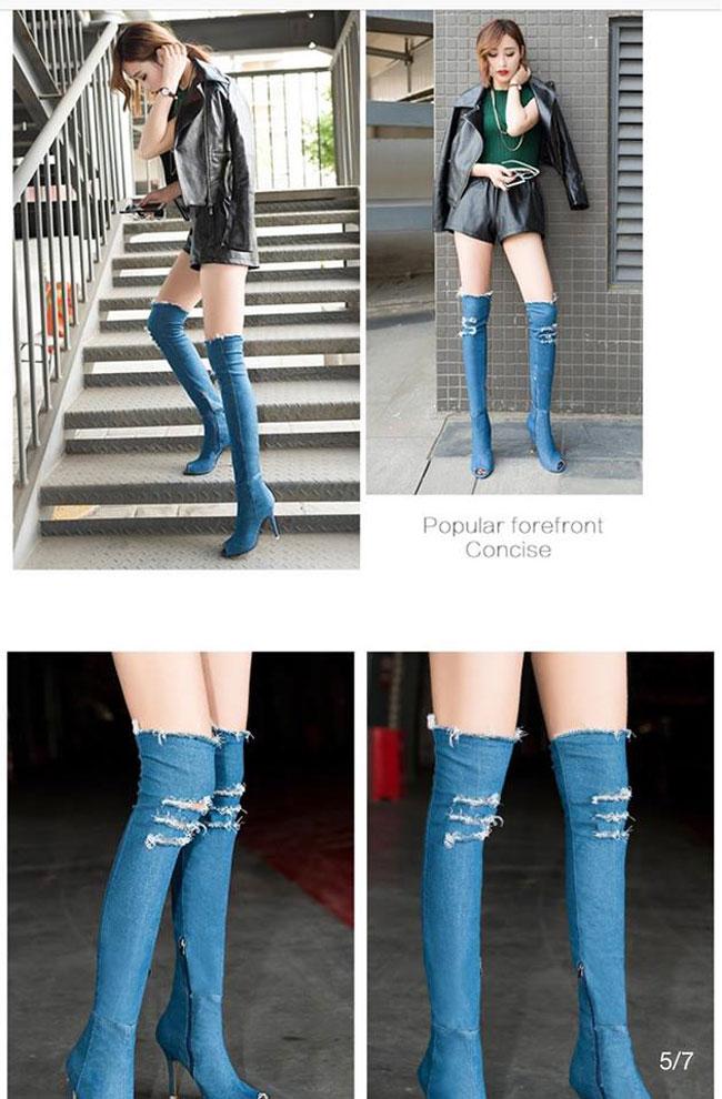 Boot denim bị chê tả tơi của Kim Kardashian lại hot bất ngờ tại các shop thời trang Việt-8