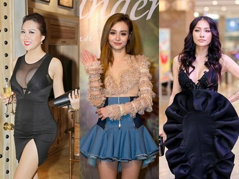 Nàng dâu Bảo Thanh sến sẩm, Vũ Ngọc Anh hở táo bạo lọt top sao mặc xấu tuần này-12