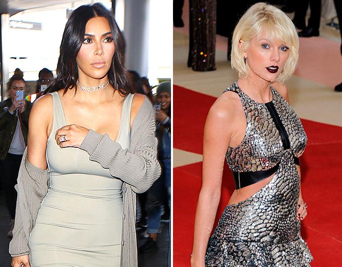 Phản ứng khác nhau của Kim Kardashian và Kanye West trước ca khúc dằn mặt của Taylor Swift-1