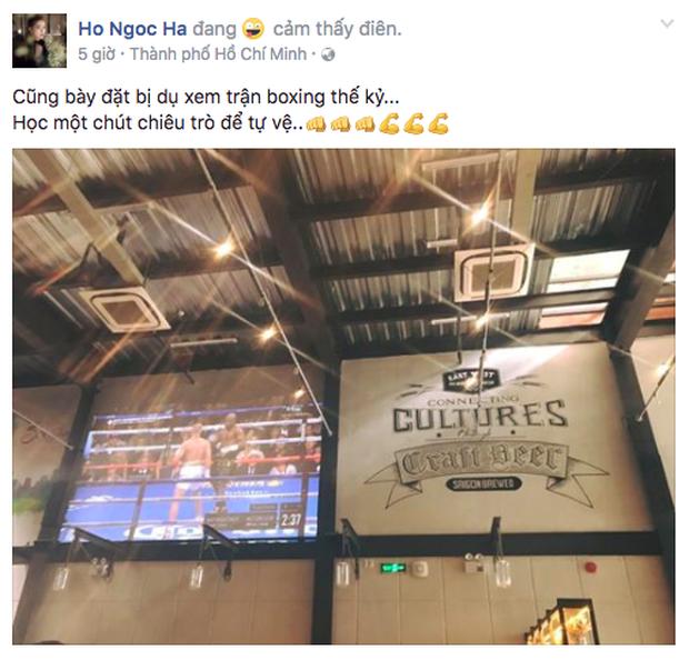 Vì Kim Lý, Hồ Ngọc Hà chấp nhận bị dụ xem trận quyền anh tỷ đô-2