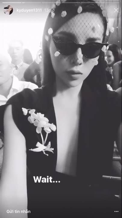 Kỳ Duyên bị ví như siêu nhân giải cứu thế giới khi đeo mạng che mặt, đeo kính râm giữa đêm tối-5