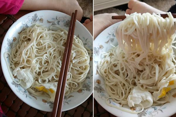 Con dâu hoang mang cầu cứu dân mạng vì ở cữ mẹ chồng cho ăn mì nấu cá nguyên vây-3