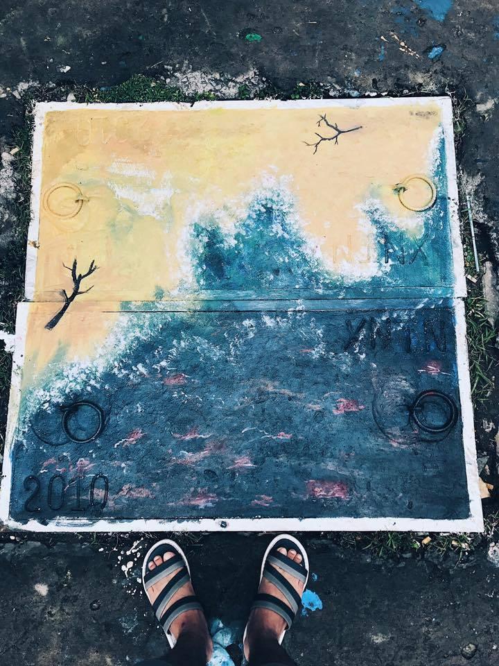 Những nắp cống ‘nở hoa’ thu hút hàng nghìn lượt theo dõi của cư dân mạng-3