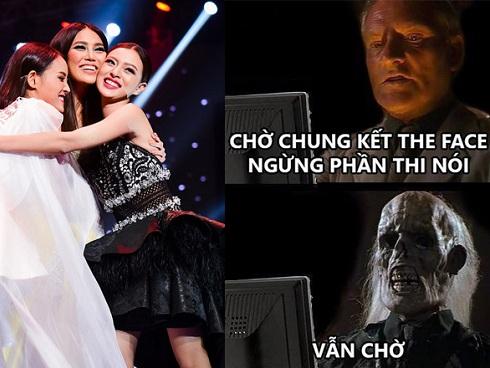 Cộng đồng mạng tưng bừng chế ảnh châm biếm chung kết 'The Face 2017'