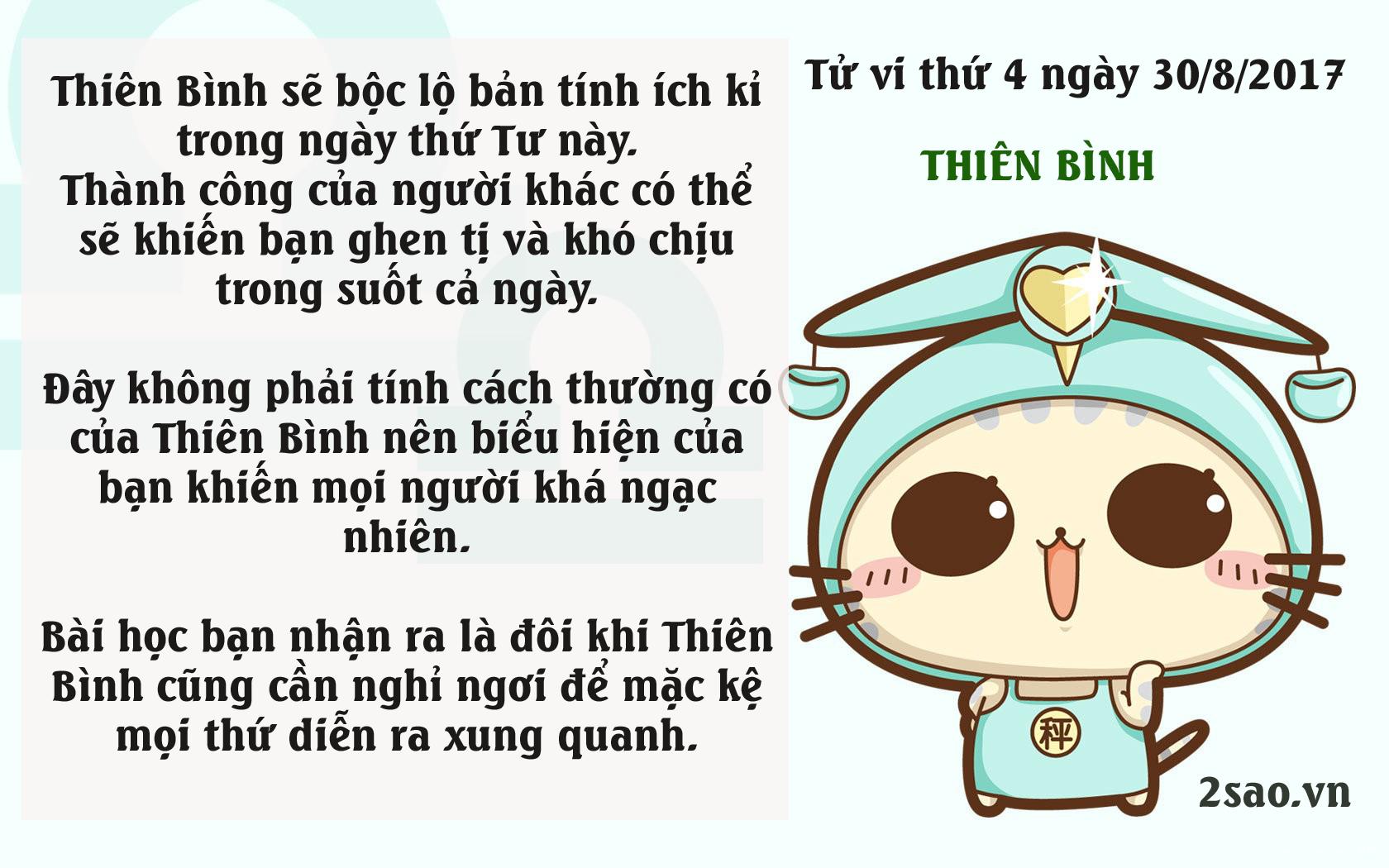 Tử vi thứ 4 ngày 30/8/2017 của 12 cung hoàng đạo-7
