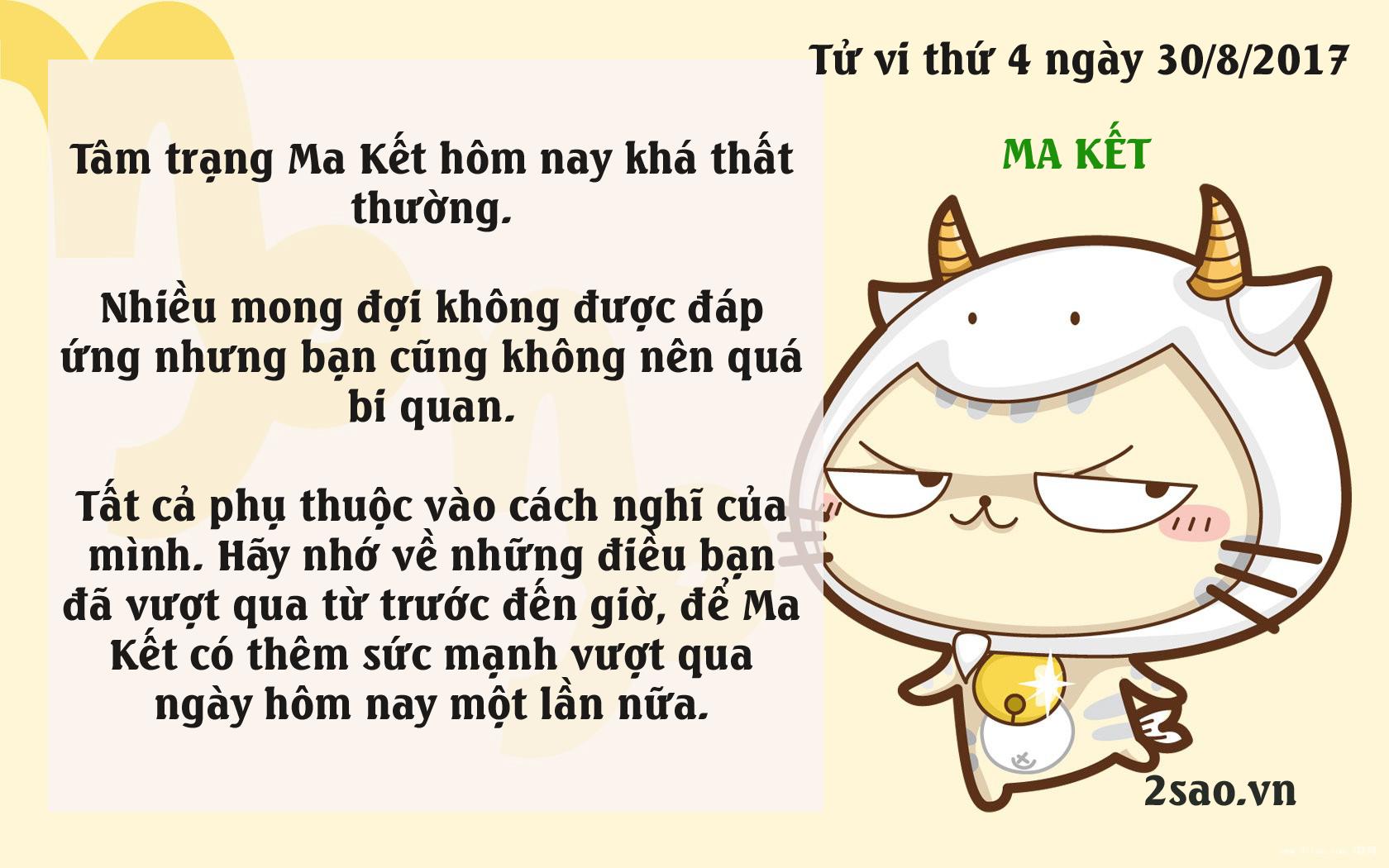Tử vi thứ 4 ngày 30/8/2017 của 12 cung hoàng đạo-10