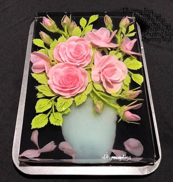 Mẹ 8x được dân mạng thế giới phong thánh tỉa thạch 3D Việt vì món ăn đẹp choáng váng-7