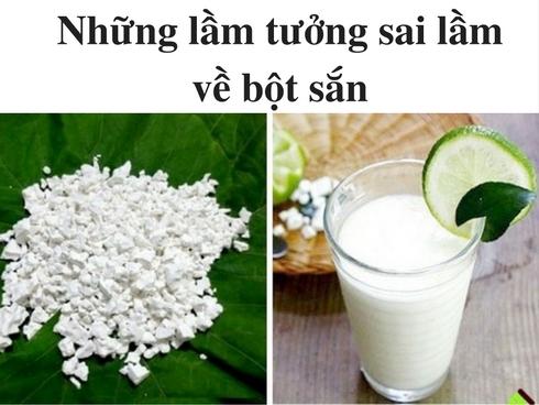 Những lầm tưởng tai hại về bột sắn dây bạn cần phải biết