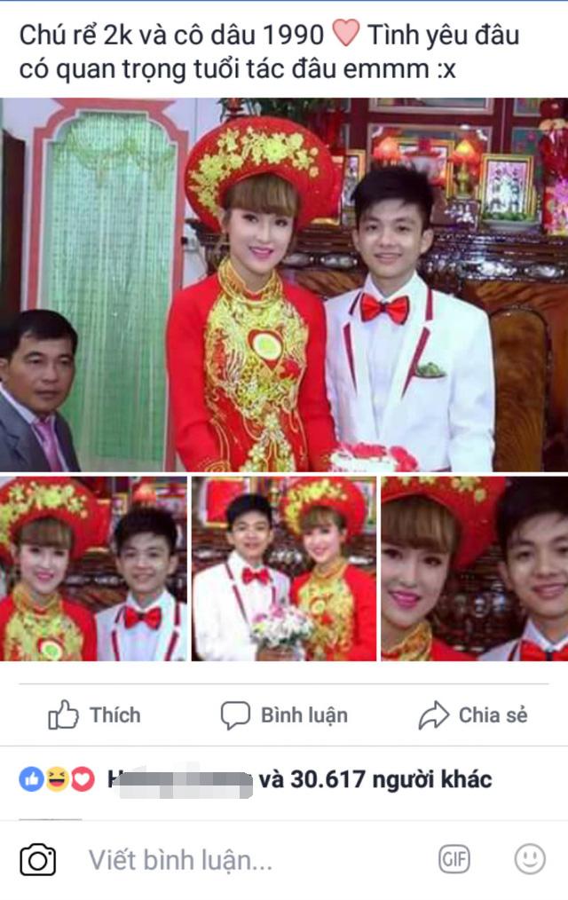 Thực hư đám cưới cô dâu sinh năm 1990, chú rể sinh năm 2000 xôn xao mạng xã hội-1