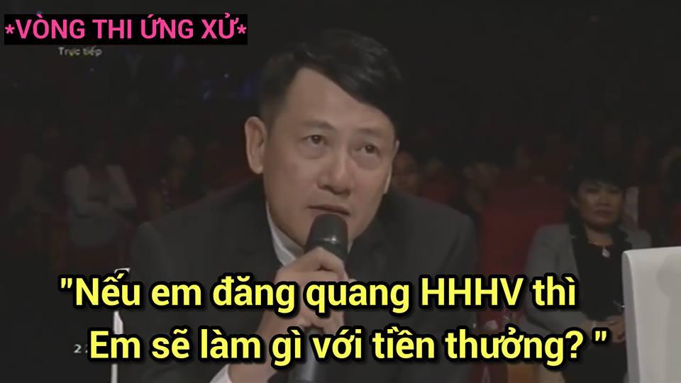 Ảnh chế Hoàng Thùy thi Hoa hậu Hoàn vũ Việt Nam mặc váy hoa dâm bụt và ứng xử bằng ca dao-10