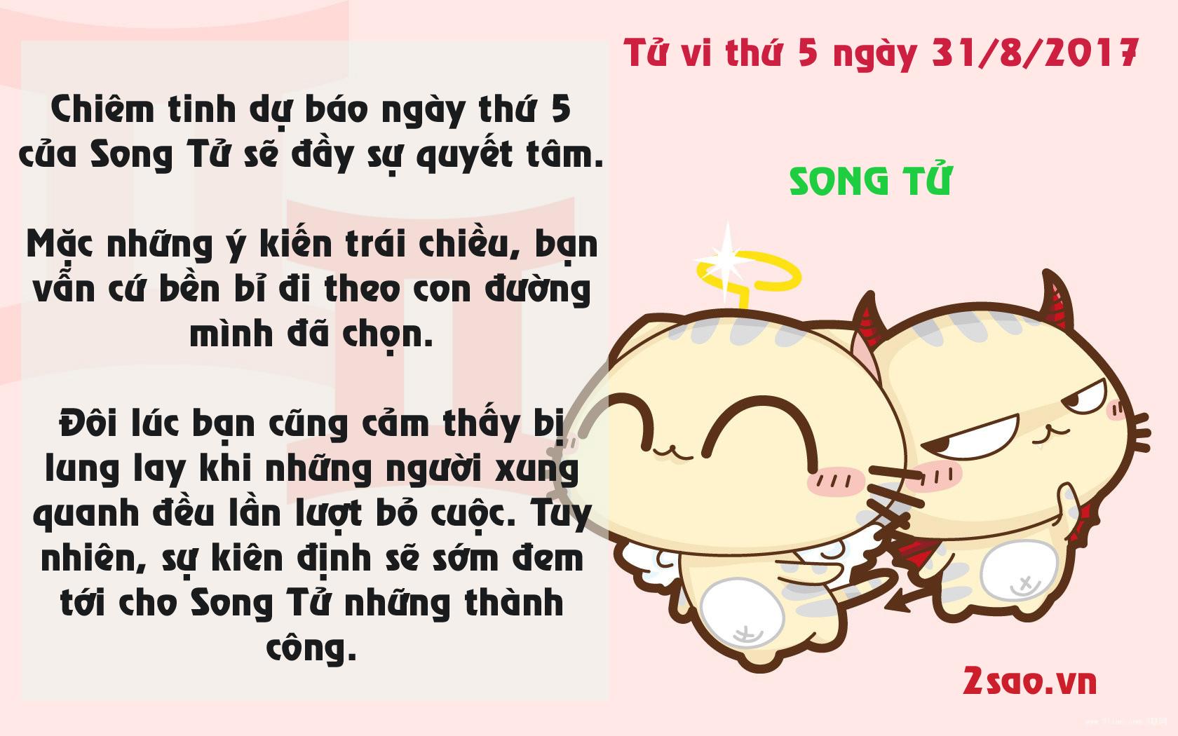 Tử vi thứ 5 ngày 31/8/2017 của 12 cung hoàng đạo-3