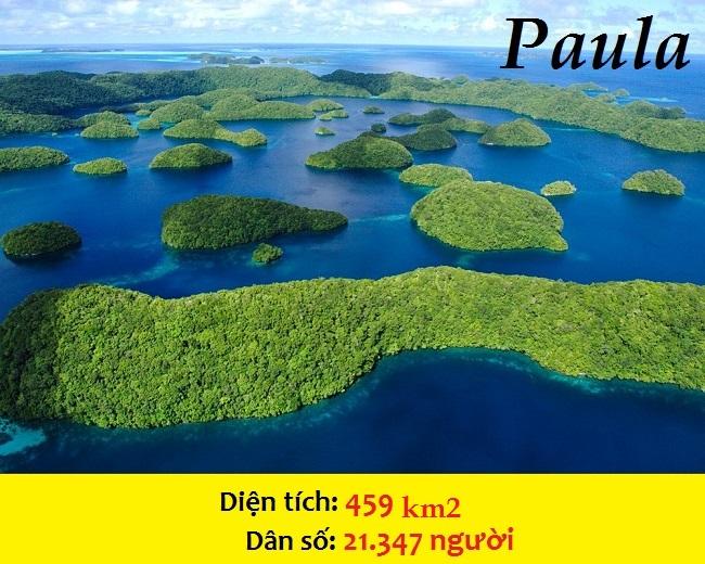 Quốc đảo Palau xinh đẹp với hơn 300 hòn đảo lớn nhỏ. Đây là nơi có thiên nhiên tuyệt vời nhất trên Trái đất, quanh năm được bao phủ bởi rừng nhiệt đới, nhiều cây xanh và các loài sinh vật đặc thù. Nơi đây còn có hơn 130 loài cá mập quý hiếm của thế giới và khoảng 2 triệu con sứa.