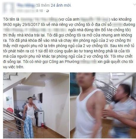 Hải Phòng: Phá cửa vào nhà vợ phát hiện chồng cùng nhân tình trốn trong phòng ngủ-1