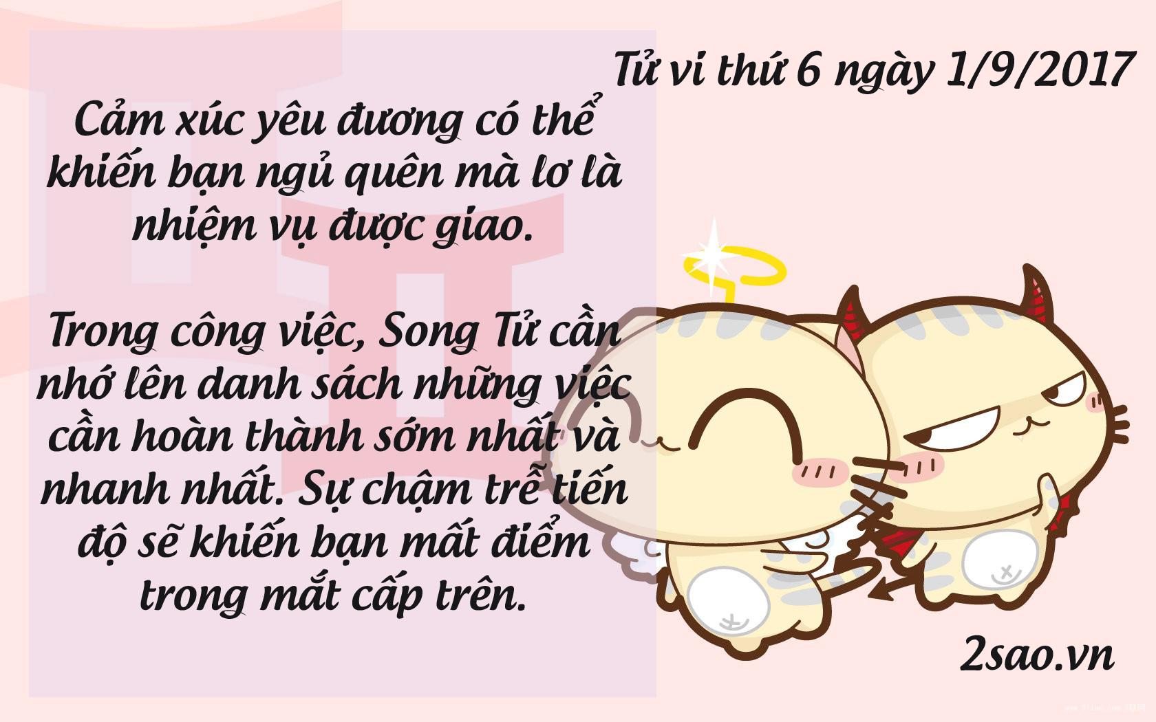 Tử vi thứ 6 ngày 1/9/2017 của 12 cung hoàng đạo-3