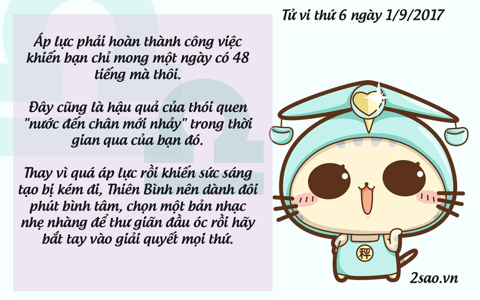Tử vi thứ 6 ngày 1/9/2017 của 12 cung hoàng đạo-7