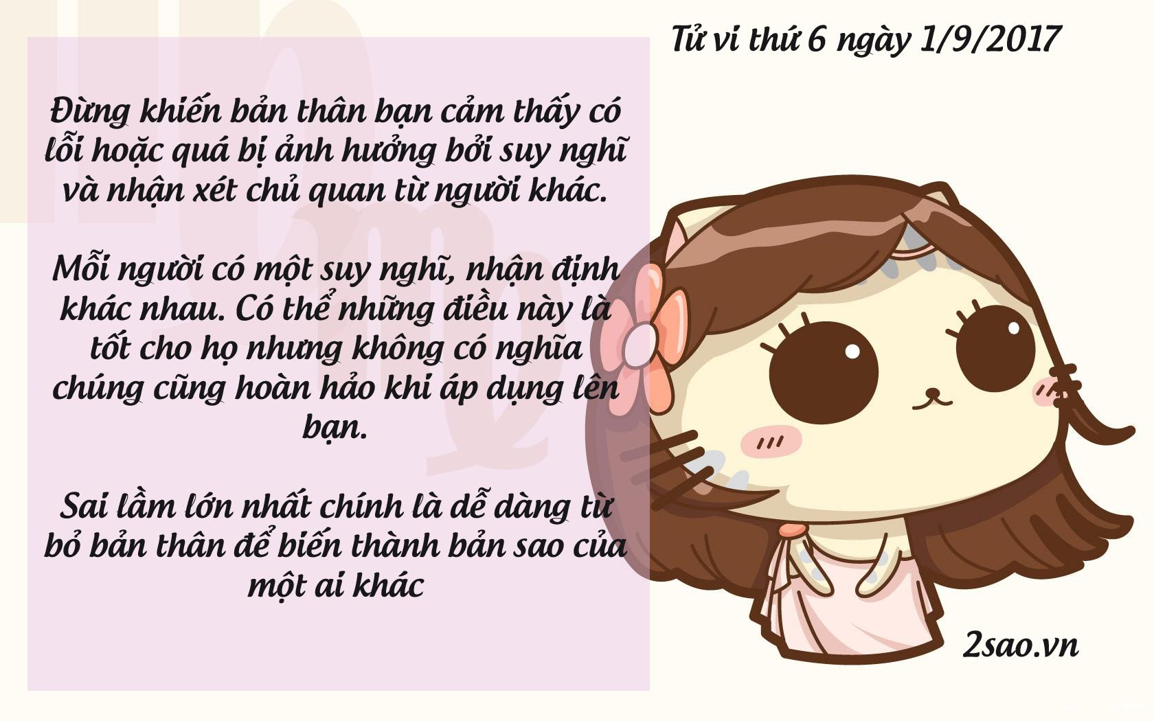 Tử vi thứ 6 ngày 1/9/2017 của 12 cung hoàng đạo-6
