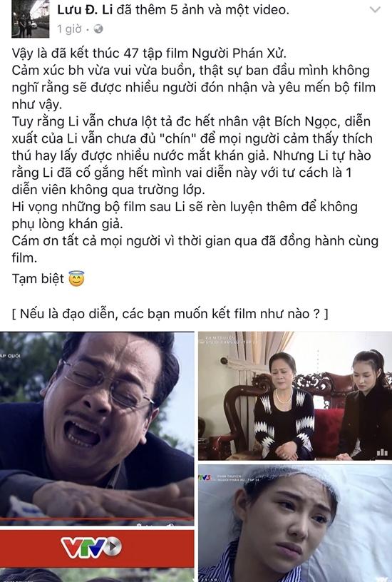 Sau cái kết bi kịch của Người phán xử, dàn diễn viên đồng loạt lên tiếng-5