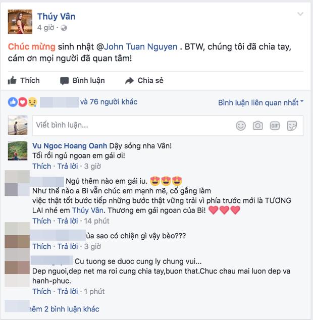 Á hậu Thúy Vân bất ngờ xác nhận đã chia tay trong ngày sinh nhật của bạn trai-2