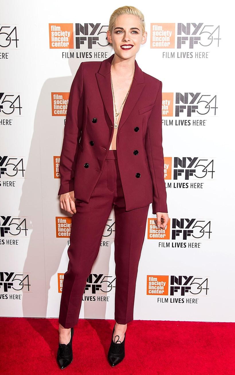 Người đẹp quốc tế vứt bỏ váy áo, diện suit lên thảm đỏ-3