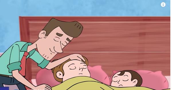 Xúc động chuyện người chồng mặc áo vợ bế con vì con thơ quá bện hơi mẹ-1