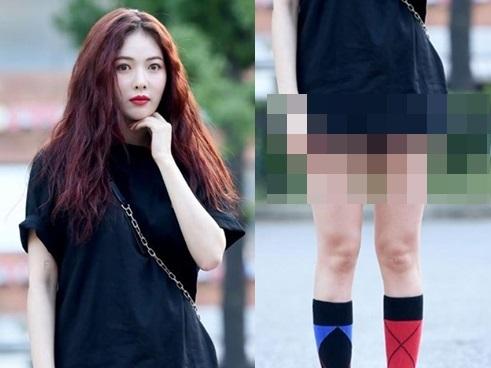 Sao Hàn 1/9: Biểu tượng sexy HyunA khiến cư dân mạng đỏ mặt vì chiếc quần phản chủ