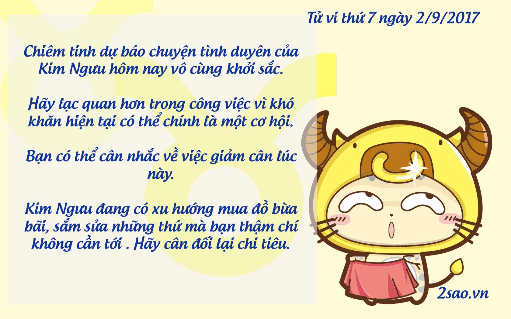 Tử vi thứ 7 ngày 2/9/2017 của 12 cung hoàng đạo-2