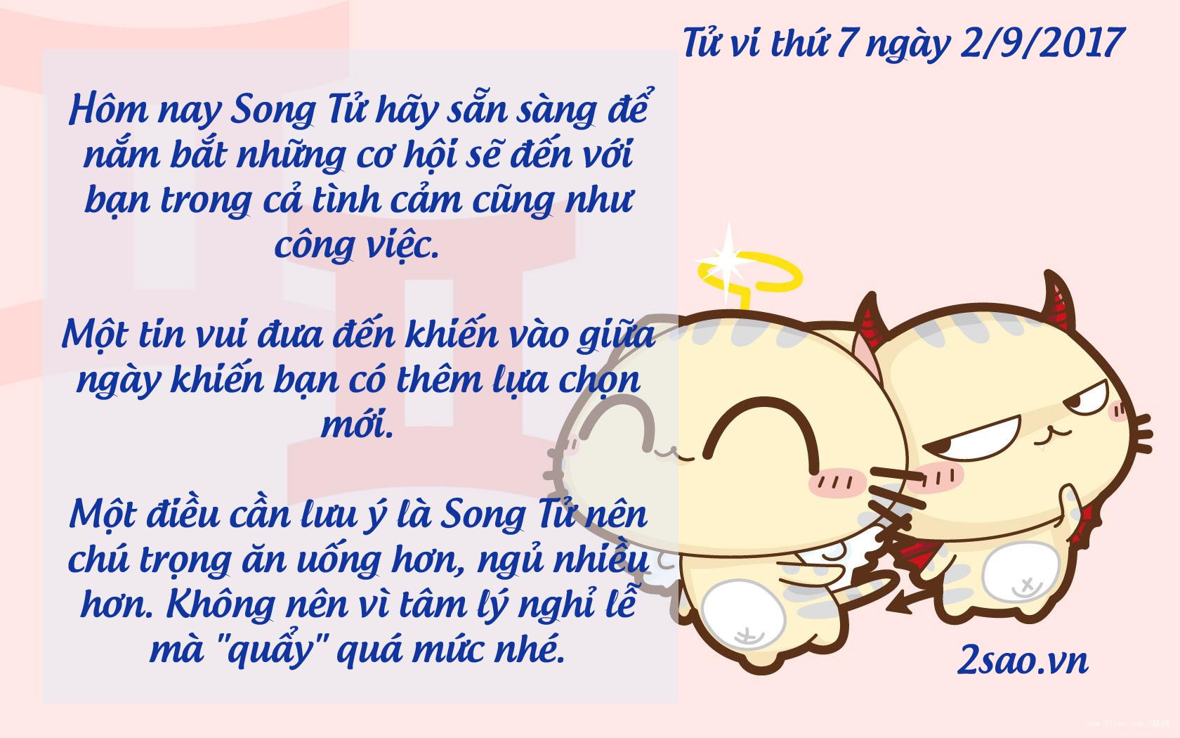 Tử vi thứ 7 ngày 2/9/2017 của 12 cung hoàng đạo-3