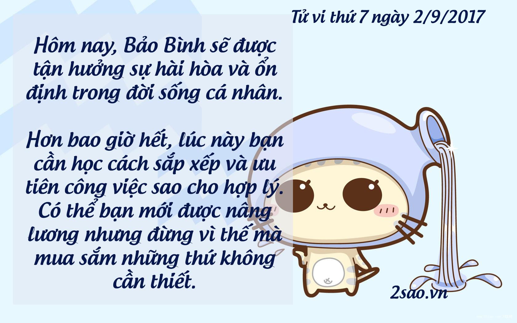 Tử vi thứ 7 ngày 2/9/2017 của 12 cung hoàng đạo-11