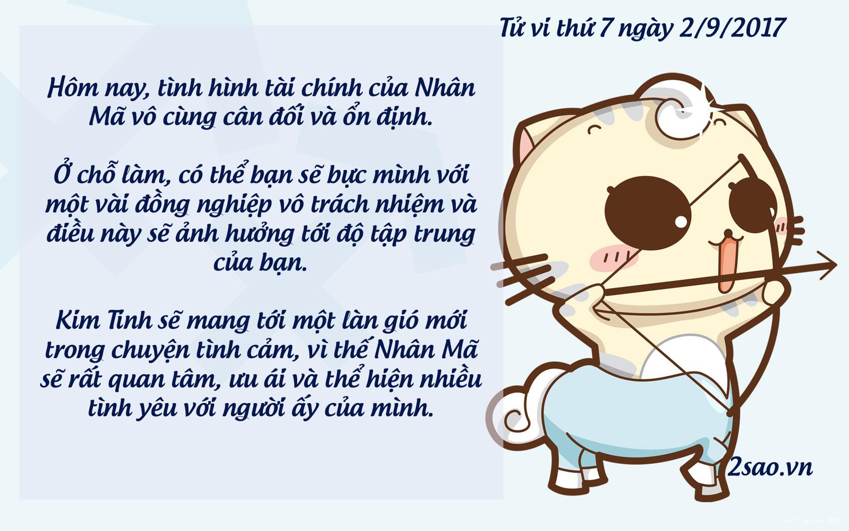 Tử vi thứ 7 ngày 2/9/2017 của 12 cung hoàng đạo-9