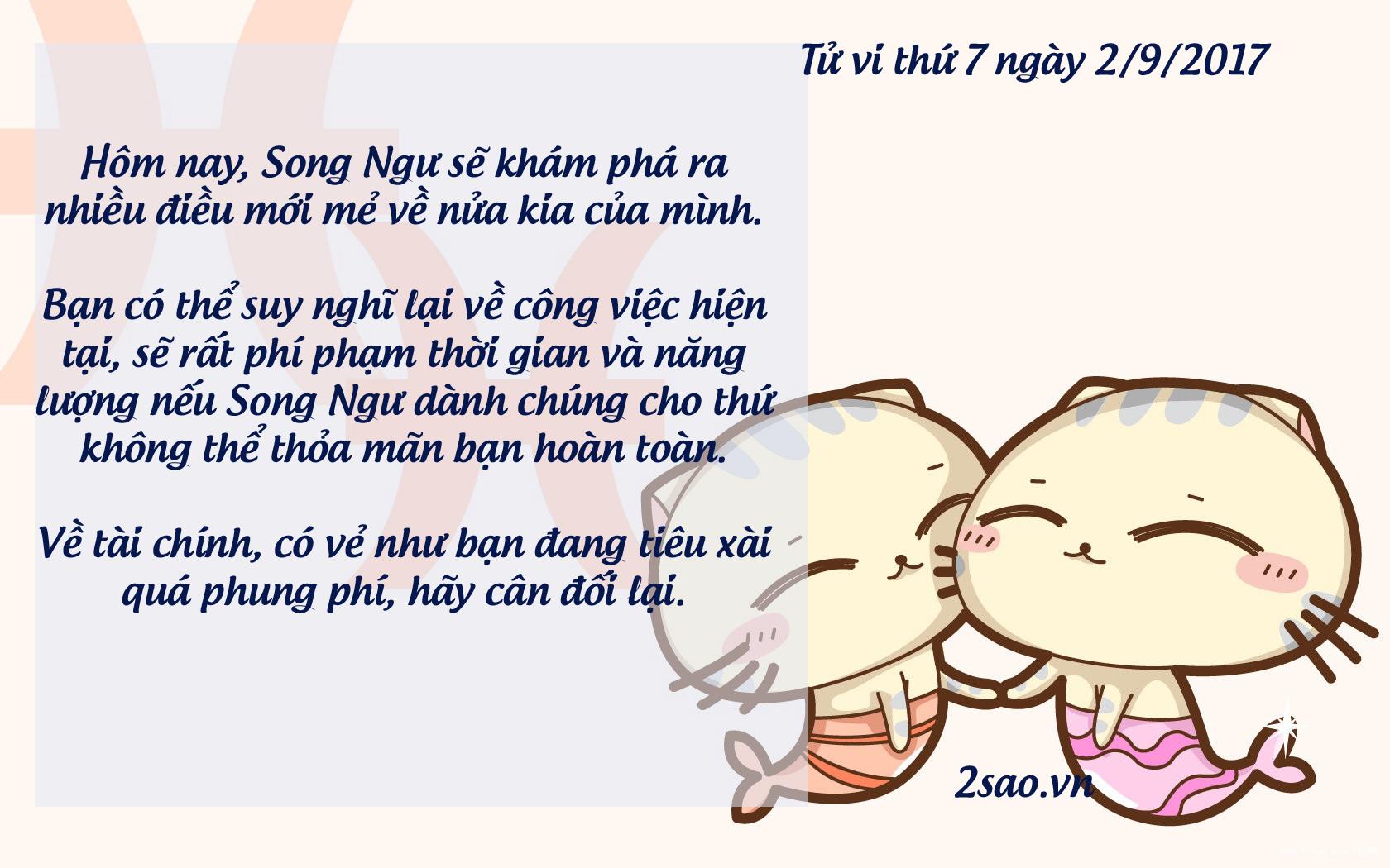Tử vi thứ 7 ngày 2/9/2017 của 12 cung hoàng đạo-12