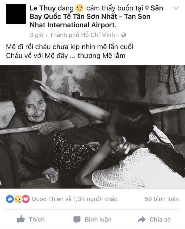 Phạm Hương, Tuyết Lan gửi lời chia buồn sâu sắc khi hay tin bà người mẫu Lê Thúy qua đời-1