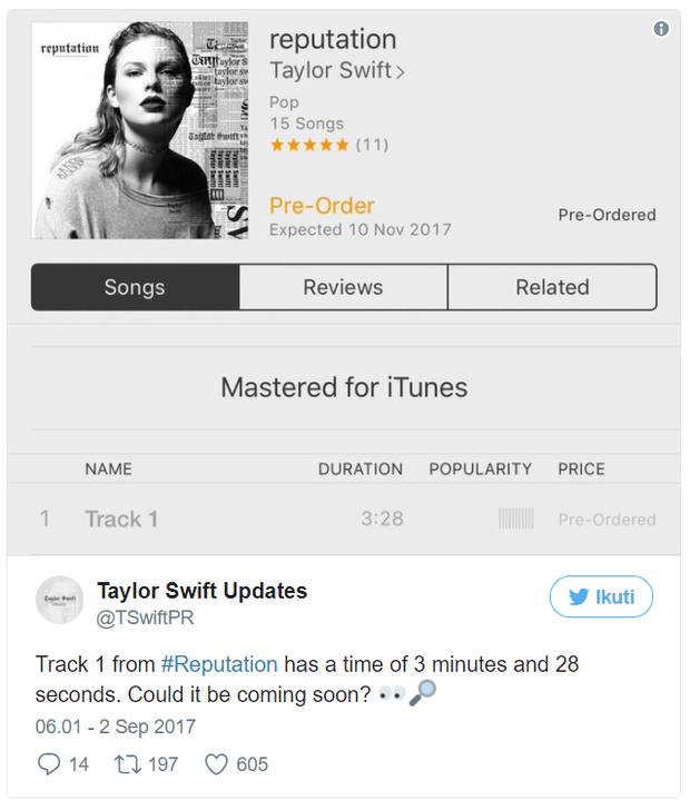 Mới 1 tuần sau LWYMMD, Taylor đã chuẩn bị tung single thứ hai?-1
