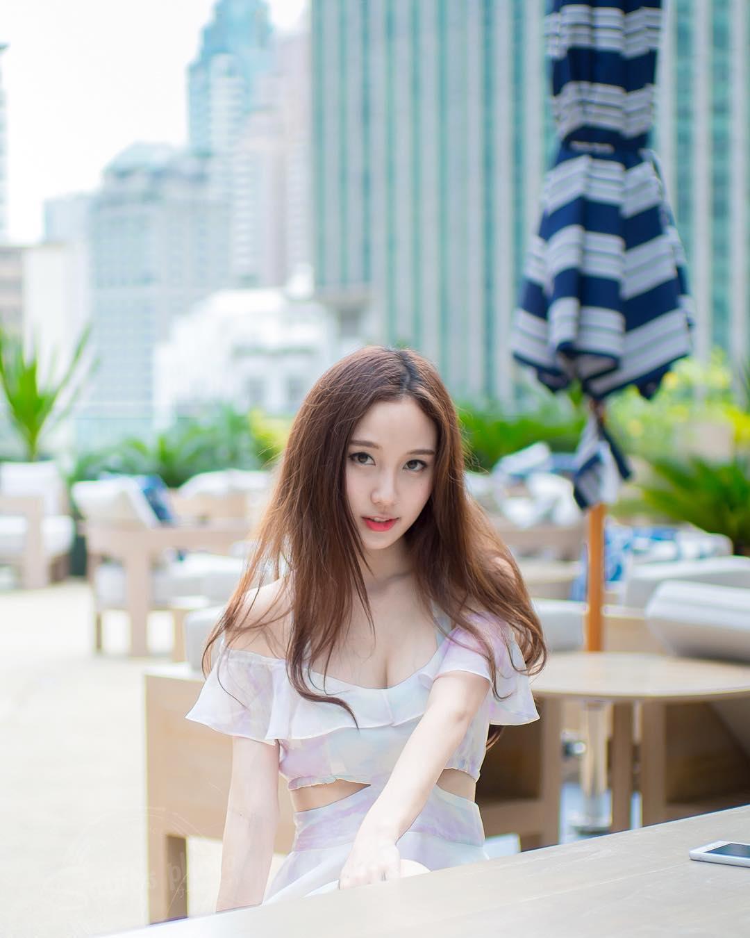 Vẻ đẹp được ví như bông tuyết của hot girl hoàn mỹ Thái Lan-3