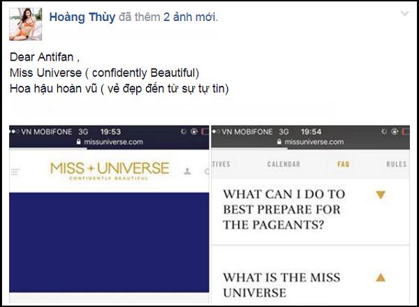 Bị chê không có vẻ đẹp hoa hậu, Hoàng Thùy lấy tiêu chí Miss Universe dạy dỗ anti-fan-3