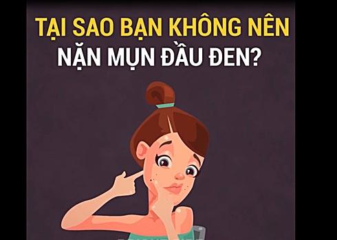 Nguy hại khôn lường khi nặn mụn đầu đen