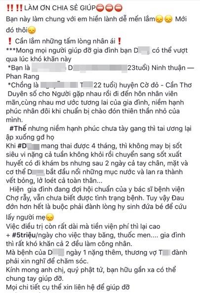 Sự thật người mẹ trẻ nhiễm siêu vi nặng, hi sinh đứa con trong bụng để bảo toàn mạng sống ở Sài Gòn-2