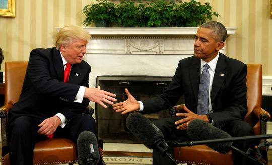 Hé lộ bức thư ông Obama gửi ông Donald Trump ngày nhậm chức-2