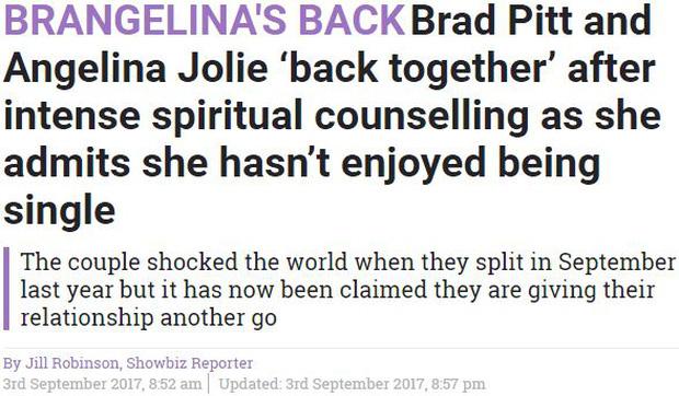 Sốc: Đây mới là sự thật về cuộc tái hợp thế kỷ của Angelina Jolie và Brad Pitt?-1