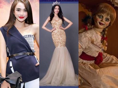 Thiên Nga The Face gây sốc với cằm nhọn hoắt, trang điểm kiểu Annabelle-5