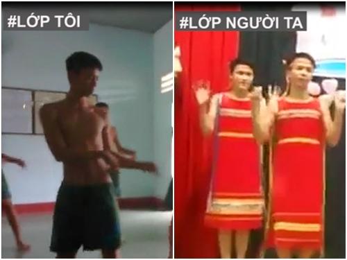 Nam sinh Thái Nguyên múa 'Chiều lên bản thượng'