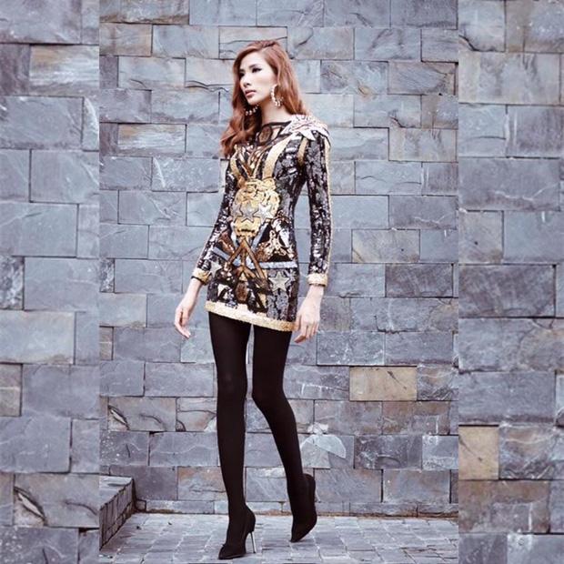 Hai cây sào như Hoàng Thùy và Cao Ngân mà đụng hàng nhau thì thật... khó tả-2