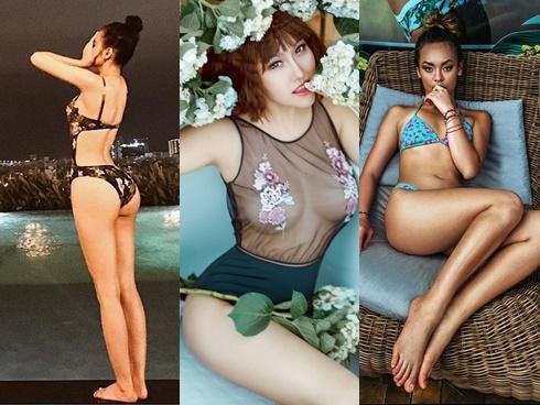 Nhờ đâu 4 mỹ nữ Việt nóng bỏng này có 'vòng ba hơn 1 mét'?