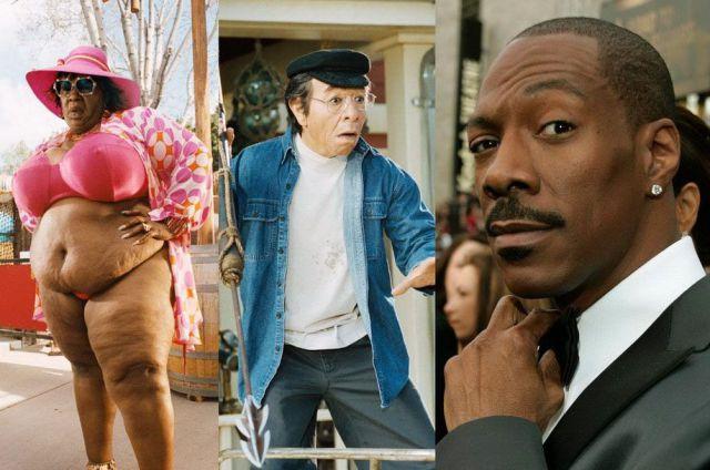 Khó ai tin được, cả ba nhân vật khác nhau "một trời một vực" từ màu da, vóc dáng, độ tuổi trong Norbit đều do chính nam diễn viên Eddie Murphy thể hiện.