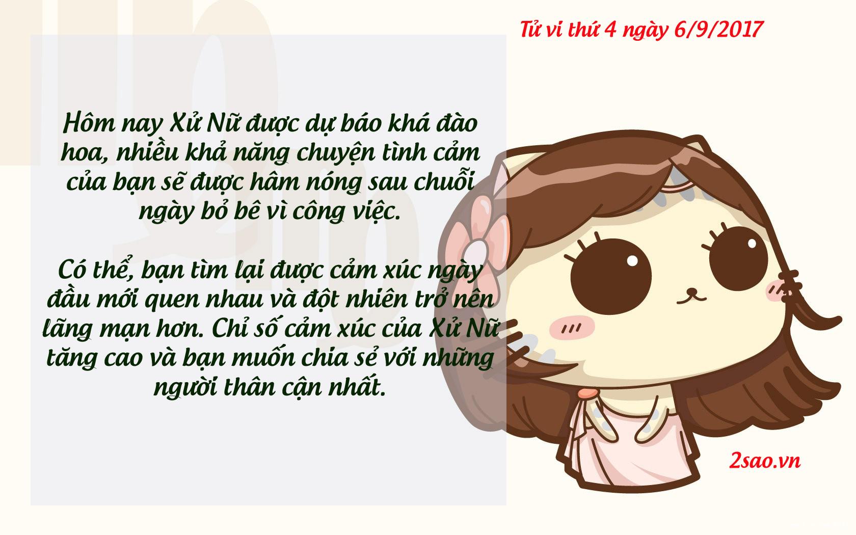 Tử vi thứ 4 ngày 6/9/2017 của 12 cung hoàng đạo-6