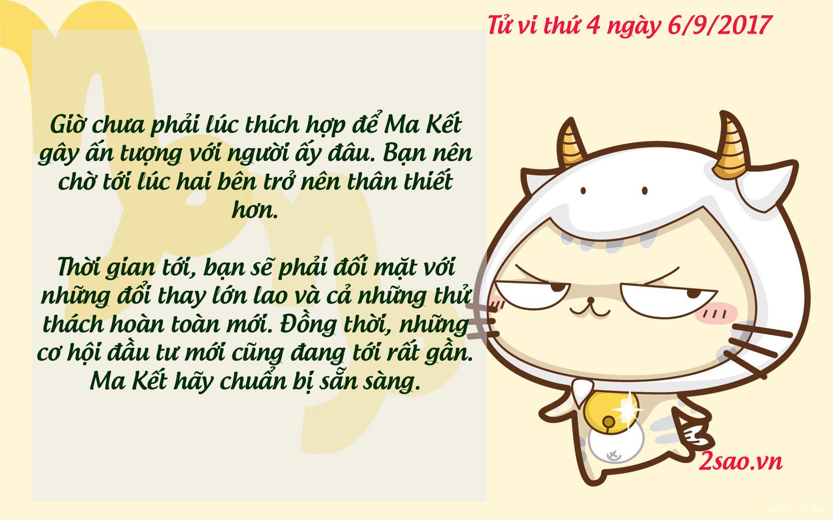 Tử vi thứ 4 ngày 6/9/2017 của 12 cung hoàng đạo-10