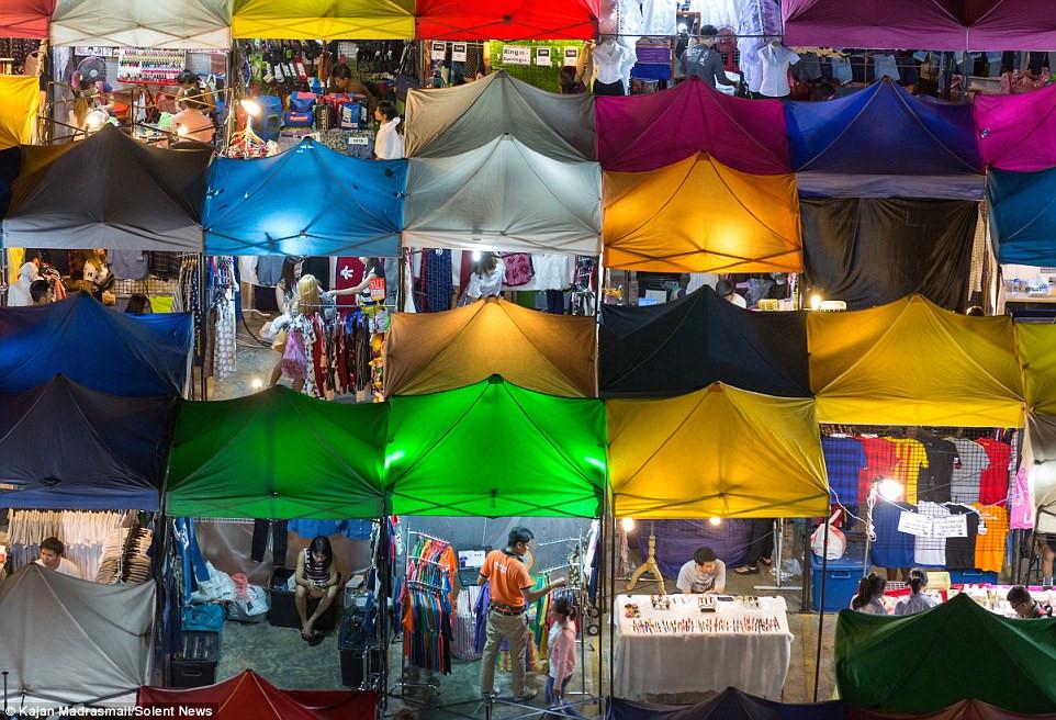 Chợ đêm khổng lồ ở Thái Lan-2