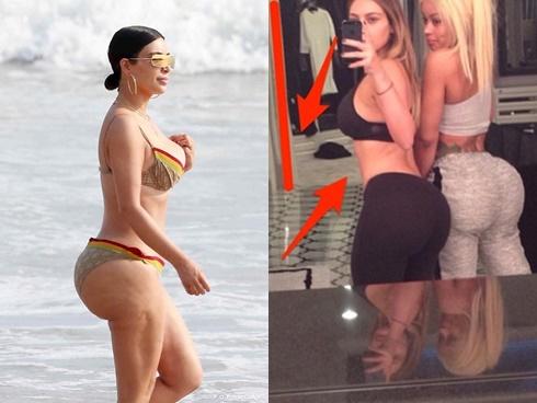 Khoe bụng phẳng eo thon không tưởng, Kim Kardashian bị bóc mẽ 'sống ảo' quá lố